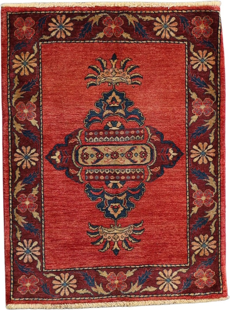 Kurdi Tappeto 80 x 100 (Tacchino) Annodato A Mano