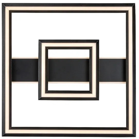 Rabalux 71071 - Plafoniera LED SIDONA 48W/230V 3000K nera