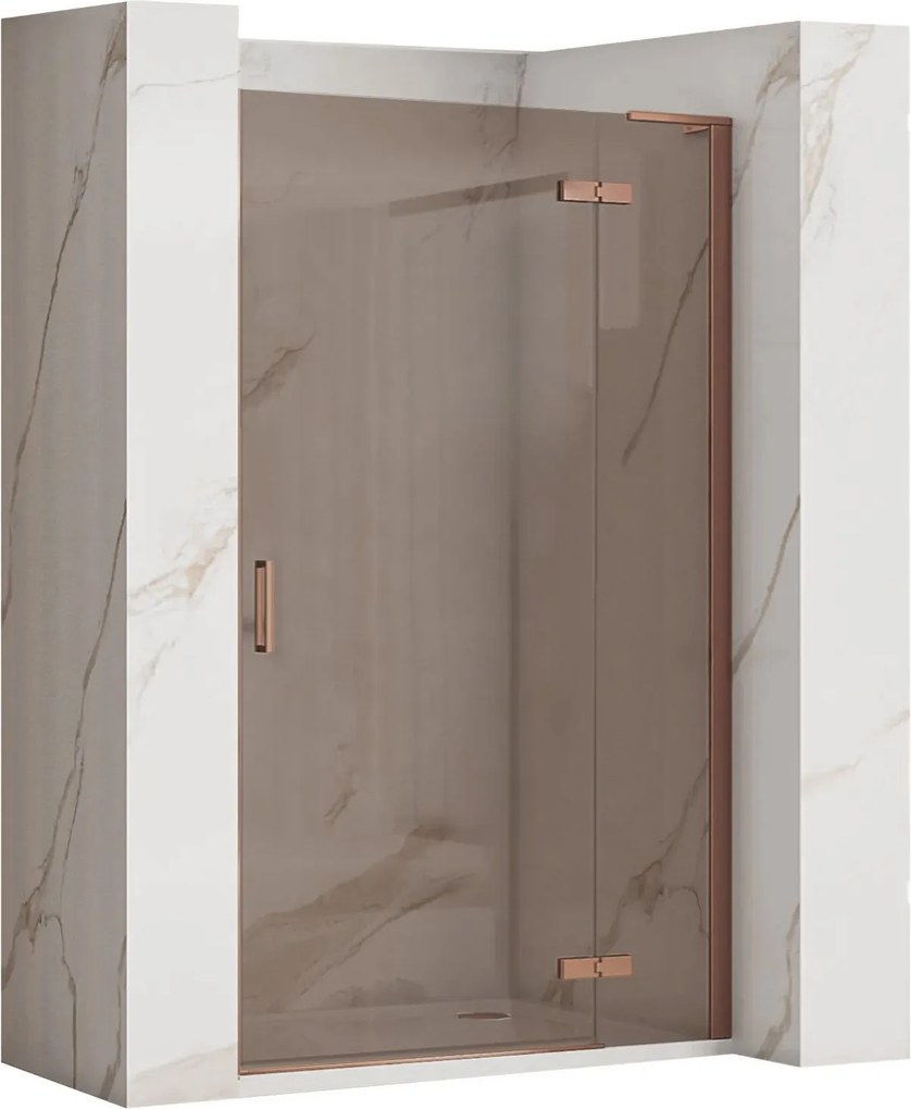 Porta doccia Rea Hugo 90 Copper Brush