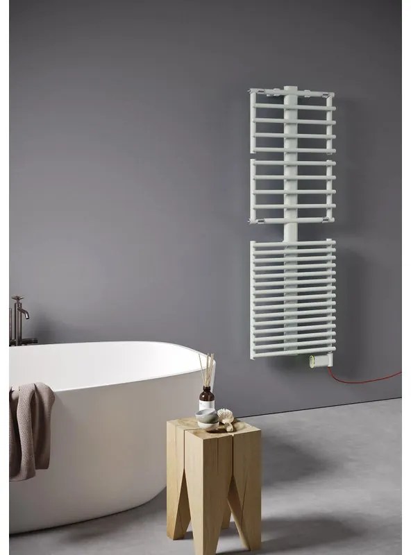 Termoarredo elettrico a fluido  GET UP 750 W  bianco opaco L 55 x H 149.9 x P 7.7 cm