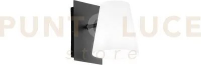 Applique a parete cult nera in metallo 1 luce attacco e14 11xh12cm,...