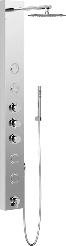 Mexen Ivo pannello doccia con bocca, cromo - 7608-03-00