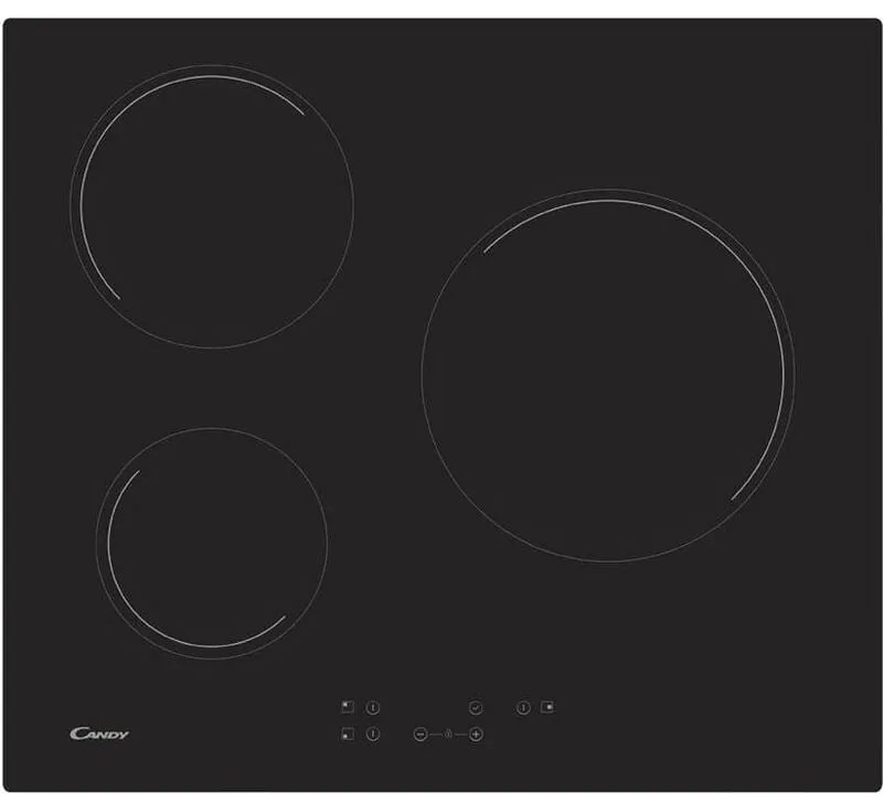 Piano cottura in vetroceramica Candy 60cm, CH63CT