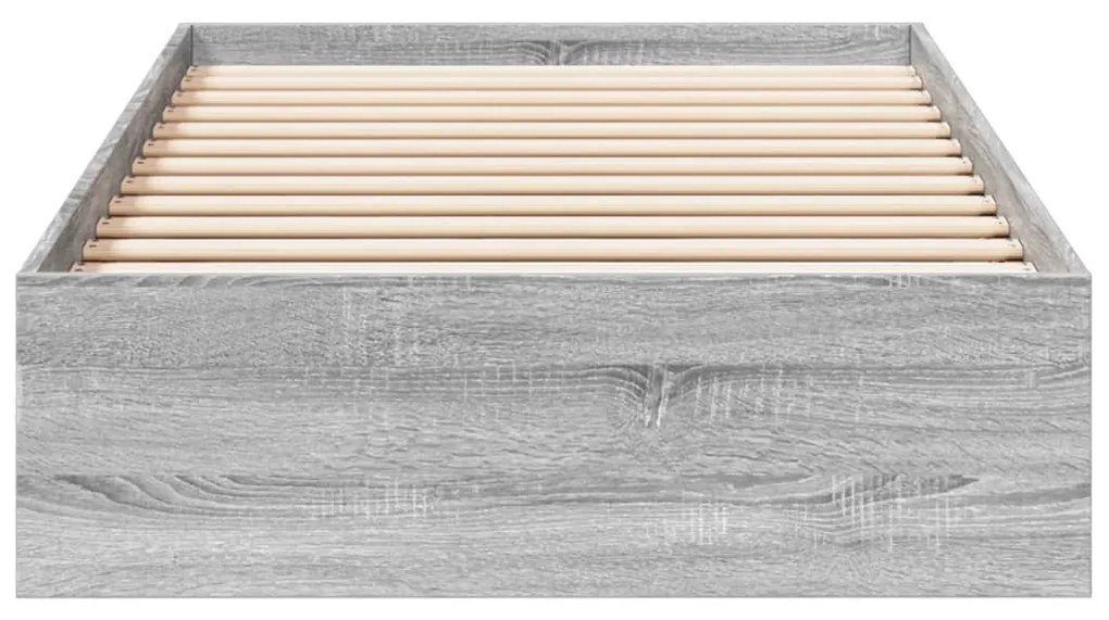 Giroletto cassetti grigio sonoma 100x200 cm legno multistrato