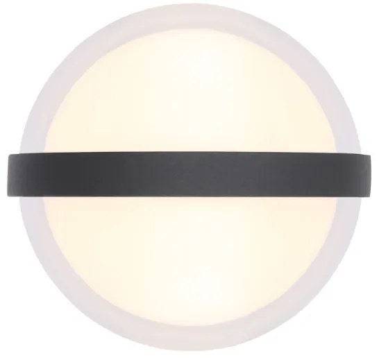 Globo 34157 - Applique a LED da esterno ILLI LED/12W/230V IP54 nero