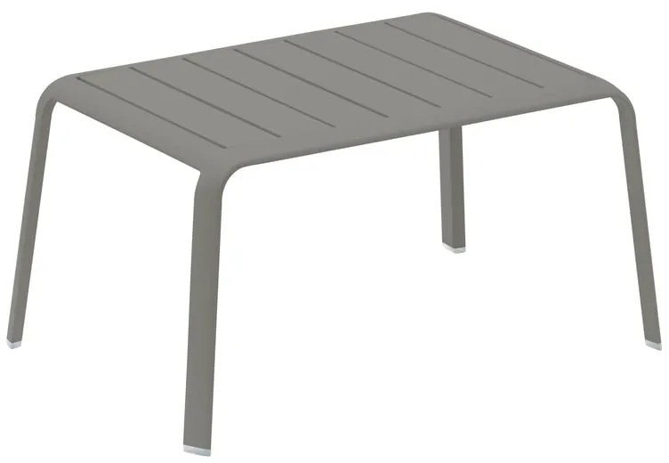 Tavolino da esterno Idaho NATERIAL con piano in alluminio verde 59x41cm