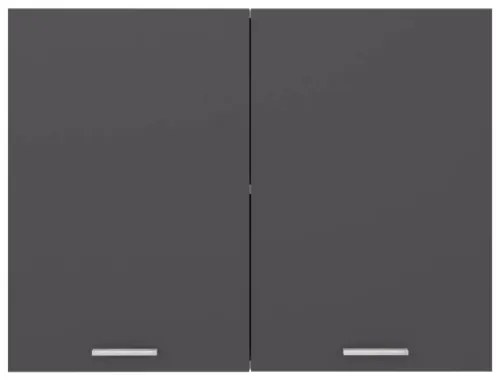 Armadio Sospeso Grigio 80x31x60 cm in Truciolato