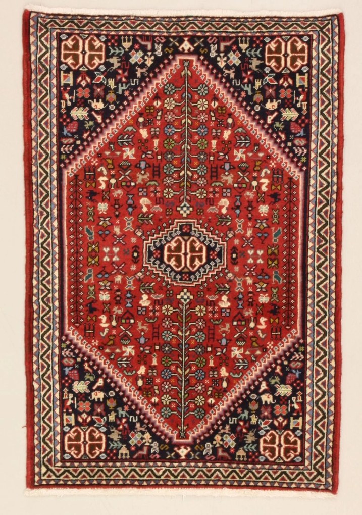 Abadeh Tappeto 70 x 100 (Iran) Annodato A Mano
