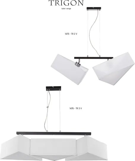 Jupiter 1476 - Lampadario TRIGON 3xE27/60W/230V