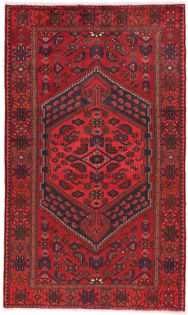 Hamedan Tappeto 210x130 (Iran) Annodato A Mano