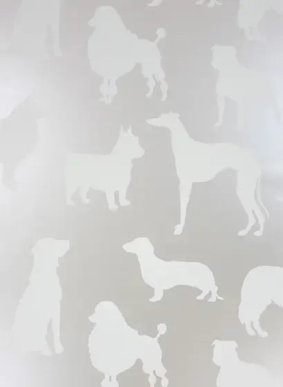 Tapete Best In Show von Osborne and Little - Silver/ Ivory