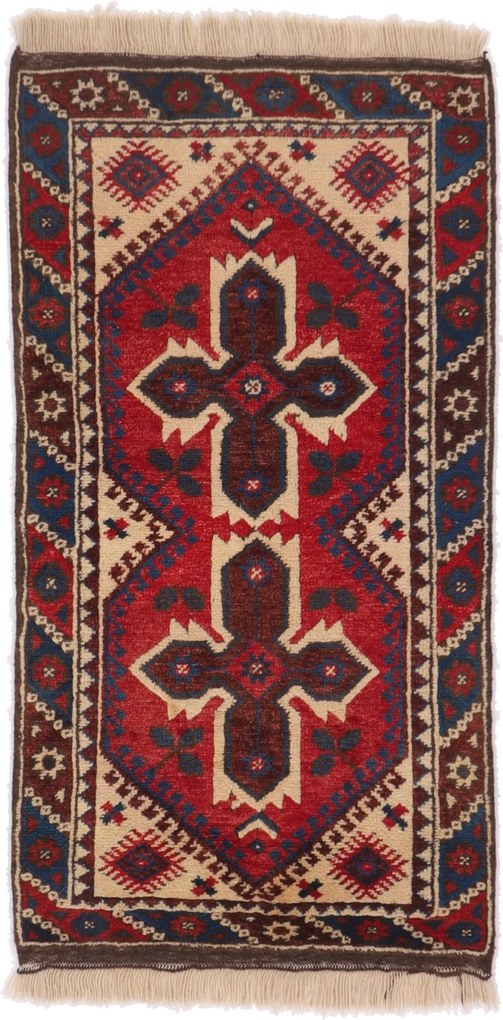 Kars Tappeto persiano 70x130 (Iran) Annodato A Mano