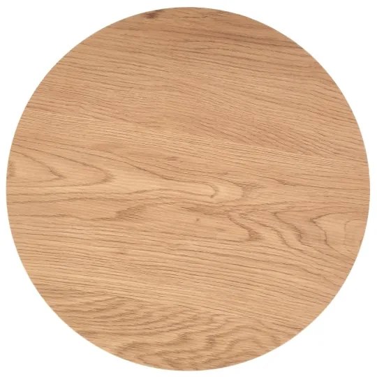 Set di 2 tavolini da salotto ZENYA, rovere/nero