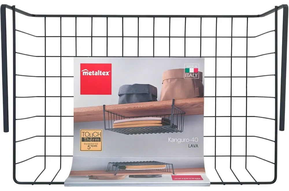 Cestino per cucina da appendere in acciaio inox 26x40 cm Kanguro – Metaltex