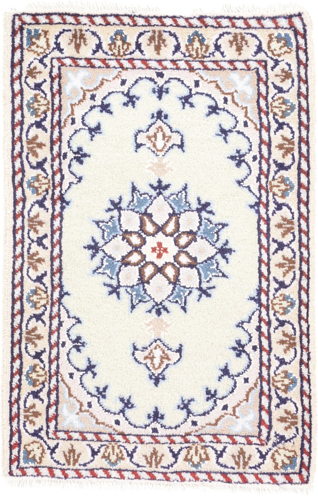 Nain Tappeto 40x60 (Iran) Annodato A Mano