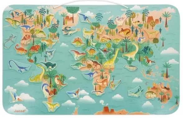 Janod - Mappa magnetica dei dinosauri