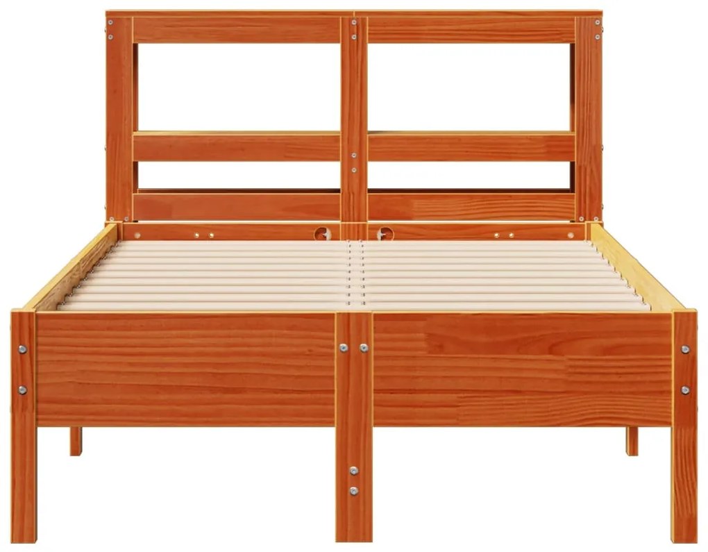 Letto senza materasso marrone cera 90x200 cm legno di pino