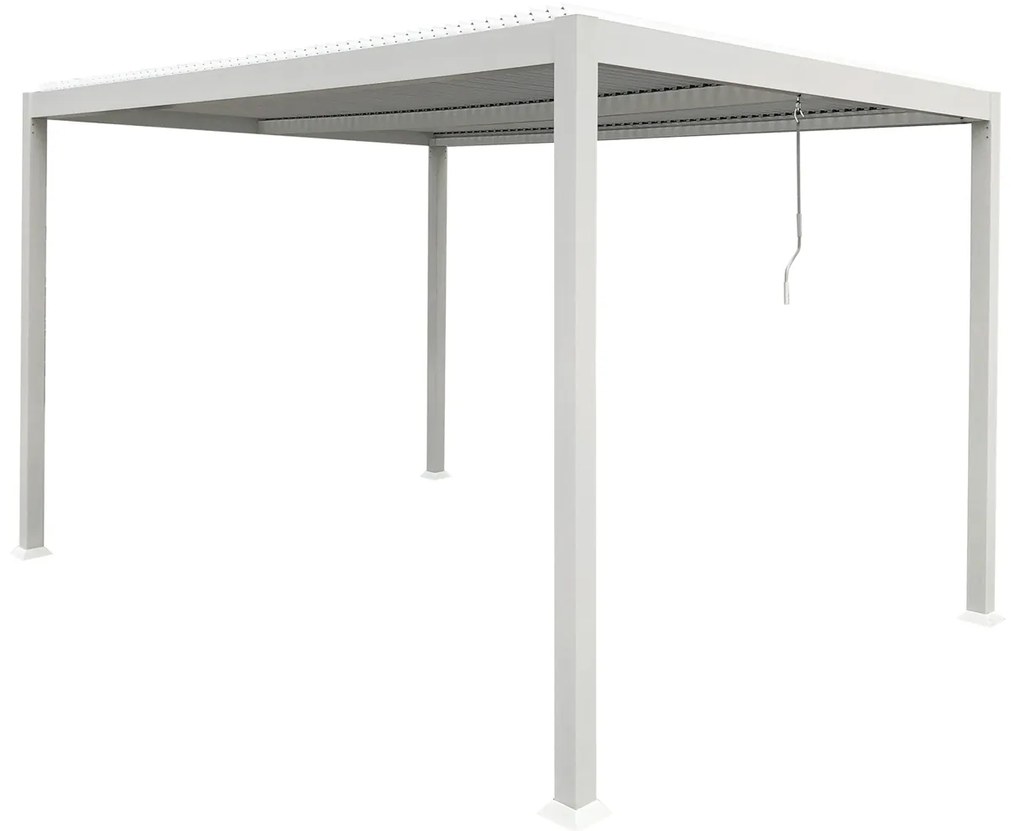 Pergola bioclimatica 3x3 m Elle bianca