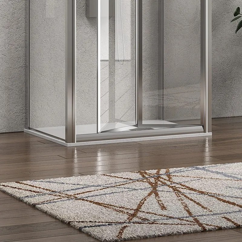 Box doccia 3 lati 90x80x90 apertura a libro | KM4000S - KAMALU