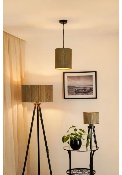 Brilagi - Lampadario a cavo BOSTON ROLLER 1xE27/15W/230V Ø 21 cm marrone/oro