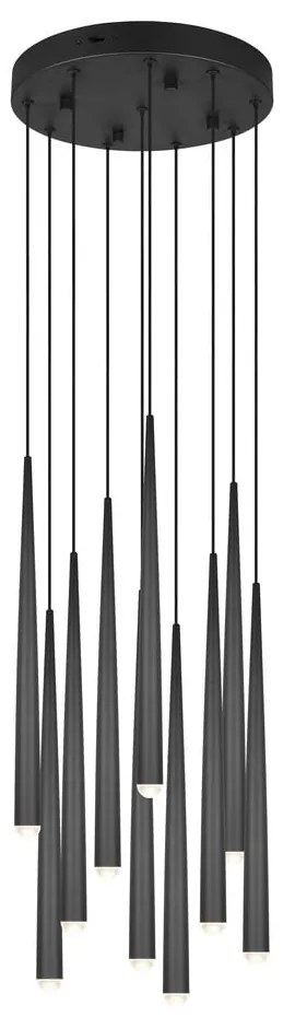 Lampadario LED nero ø 30 cm Cala – Trio Select