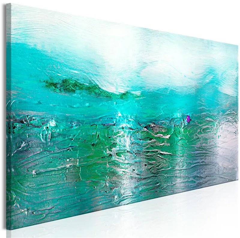 Quadro Turquoise Landscape (1 Part) Narrow  Colore Viola, Dimensioni e Misure 120x40