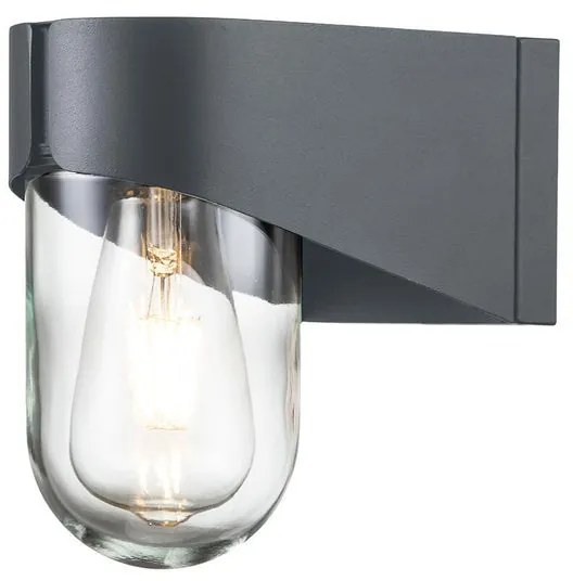 Applique moderno da esterno PORTO grigio IP44 1X E27 ELSTEAD