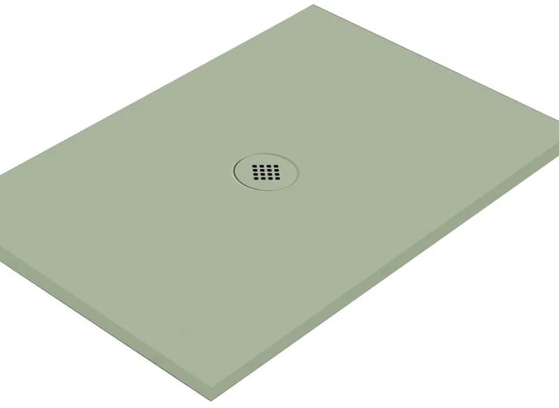 Piatto doccia in ceramica extra slim verde L 200 x L 80 cm