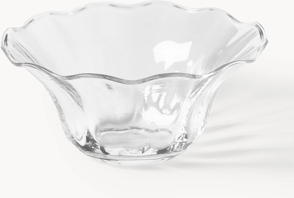 Set di 4 ciotole piccole in vetro soffiato Tulya