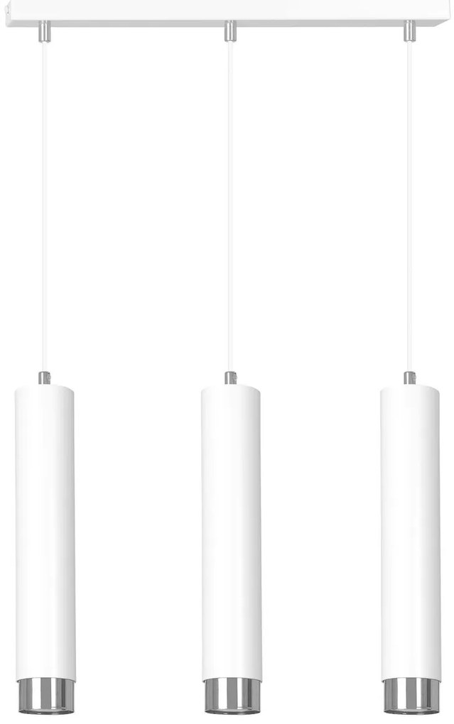 Lampadario a sospensione KIBO 3 BLACK e WHITE
