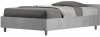 Letto 1 piazza e mezza 120x190 cm Nuamo - Senza rete,Grigio