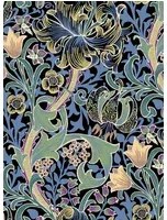 House of Hackney Tapete Golden Lily - Noir
