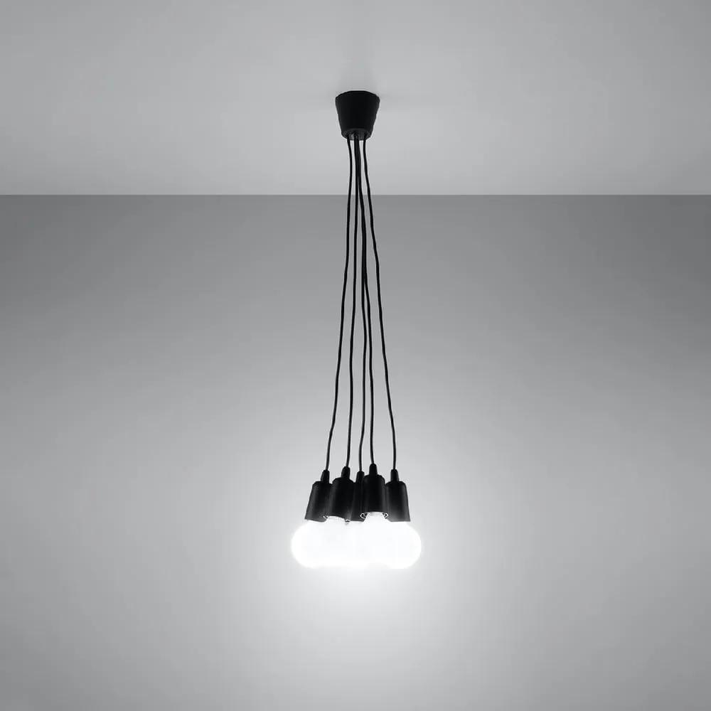 Lampada a sospensione nera 25x25 cm Rene - Nice Lamps