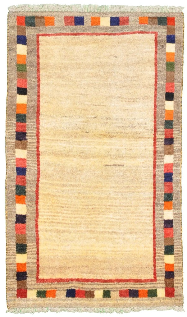 Gabbeh Tappeto persiano 90 x 150 Beige (Iran) Annodato A Mano