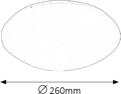 Rabalux 3437 - Plafoniera LED da bagno LUCAS LED/12W/230V