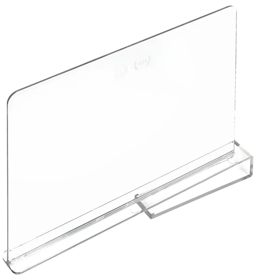 Divisorio trasparente per scaffali iDesign The Home Edit, lunghezza 30,9 cm - iDesign/The Home Edit