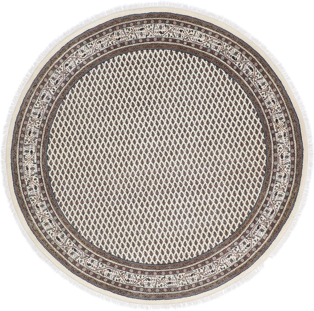 Bidjar Tappeto 200 x 200 Beige (Indian) Annodato A Mano
