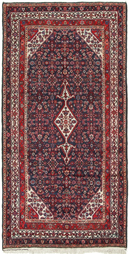 Hamedan Tappeto 160x330 (Iran) Annodato A Mano