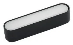 Lampada led lineare per binario bernini 48v nero in alluminio e pla...