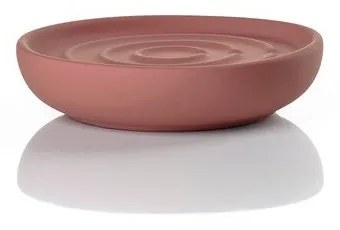 Portasapone in porcellana rosso chiaro Nova - Zone