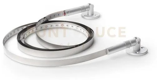 Supporto per strip led tesi 5000 mm 20 mm acciaio
