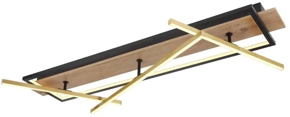 Globo 67296D2 - Plafoniera a LED BEATRIX LED/48W/230V marrone