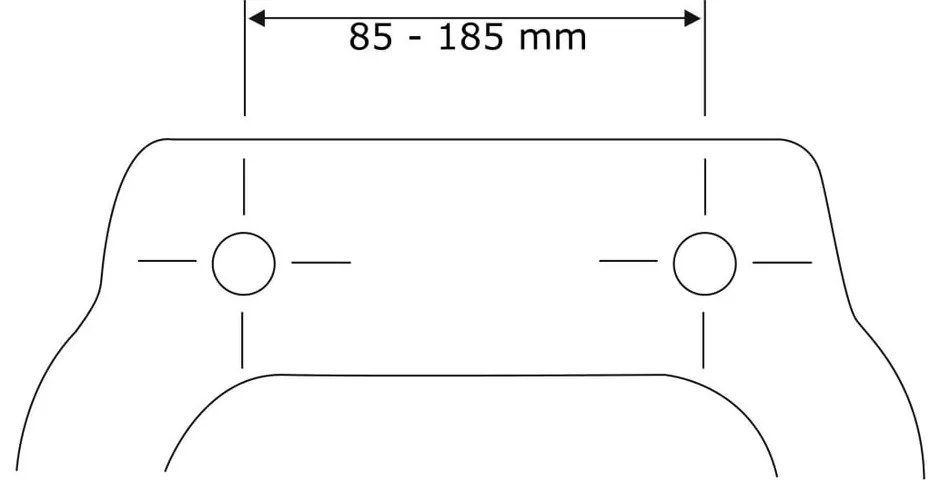 Sedile per wc bianco con chiusura facilitata , 44,5 x 37 cm Rieti - Wenko