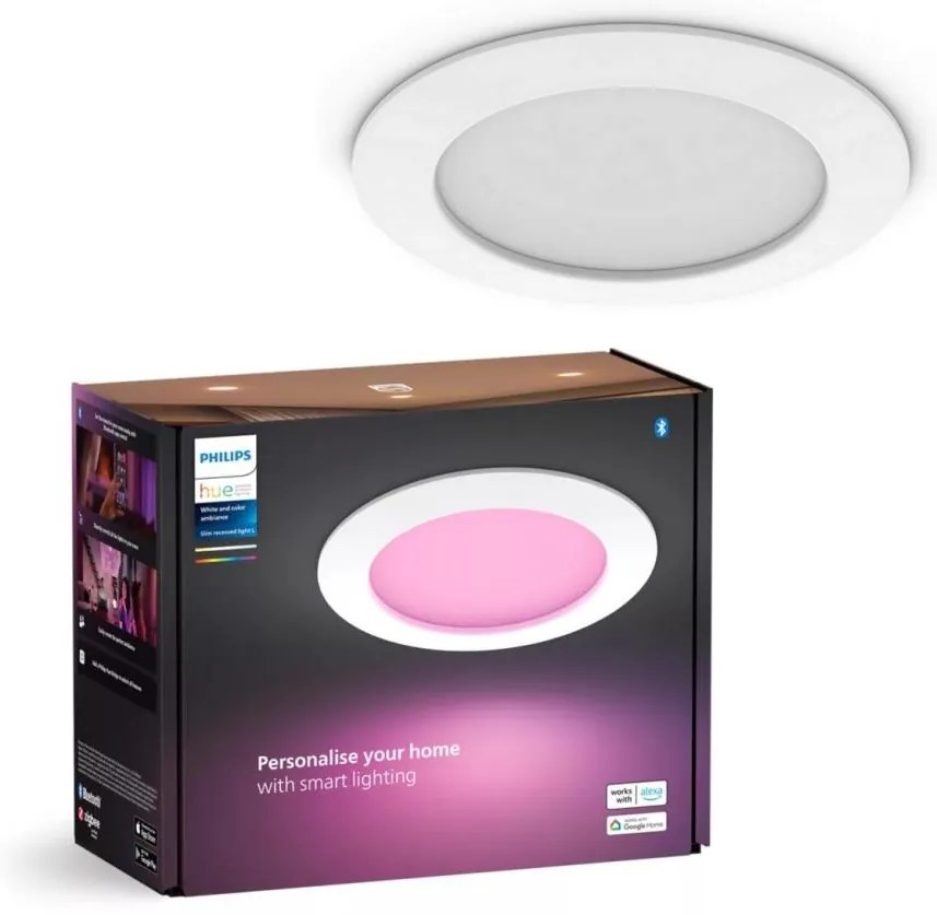 Philips - LED RGBW Lampada da bagno dimmerabile Hue SLIM LED/12W/230V IP44