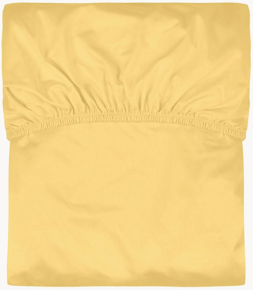 Lenzuolo con angoli in raso di cotone Oba