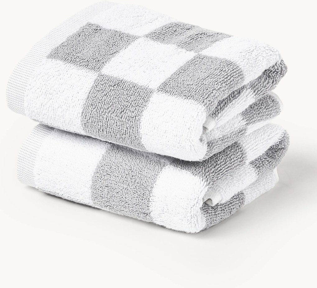 Westwing Crosby Studios, Asciugamano in cotone Damier, varie misure