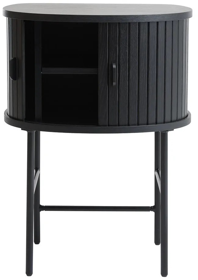 Comodino nero Nola – Unique Furniture