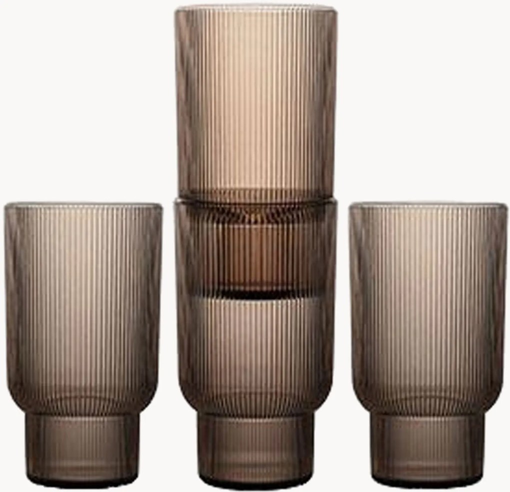 Set di 4 bicchieri da long drink Billi