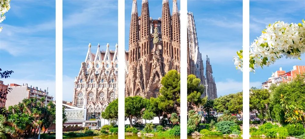 Quadri 5 pezzi – Cattedrale di Barcellona