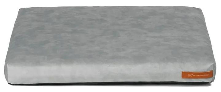 Materasso grigio chiaro per cani in ecopelle 70x90 cm SoftPET Eco XL - Rexproduct
